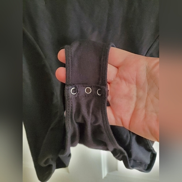 Free People Intimately Free Weekend Friend Shirt Bodysuit With Rolled Sleeves - Picture 4 of 4